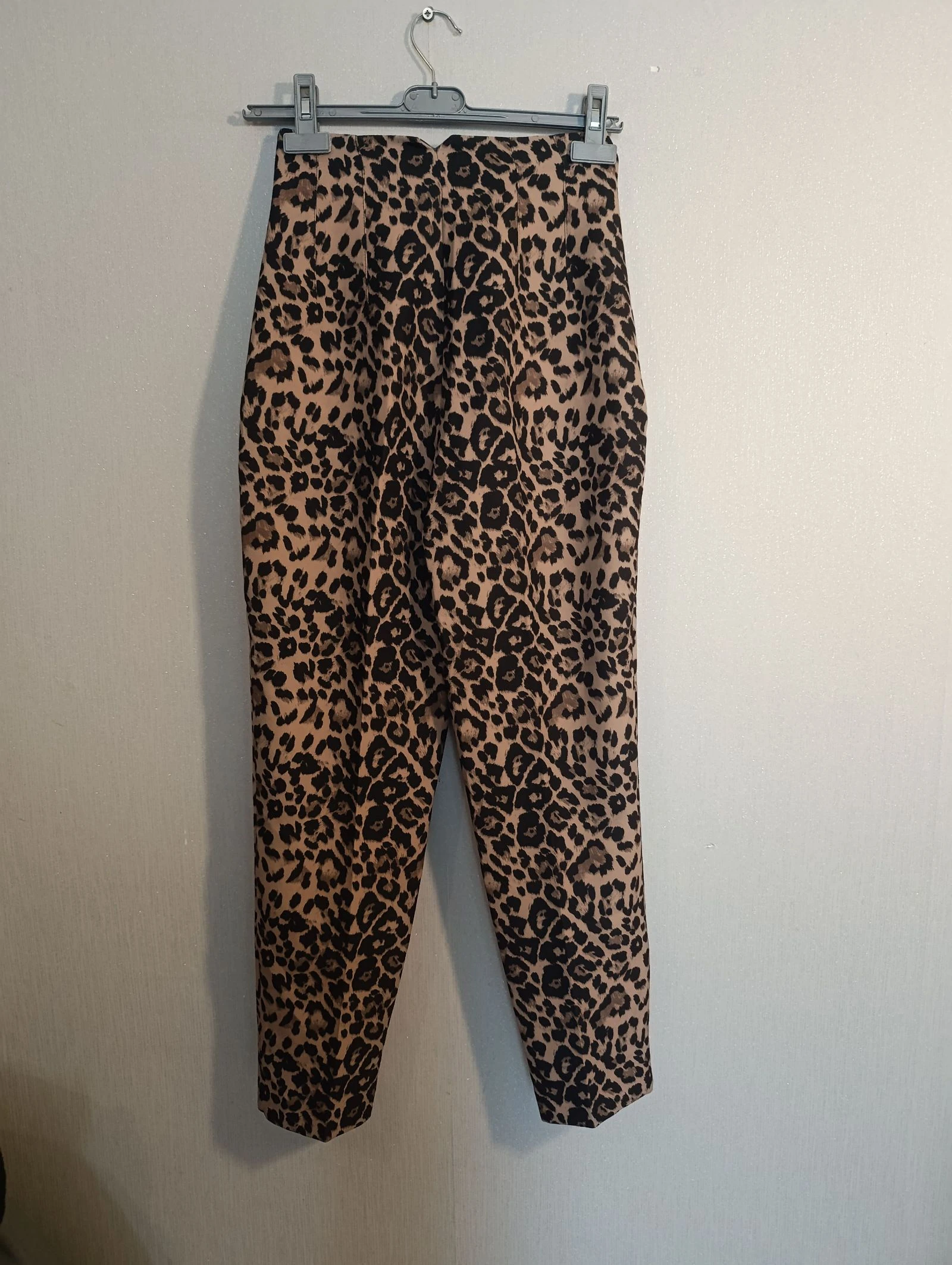 ZARA leopard print straight pants – Size XS (New with tag) – photo 2